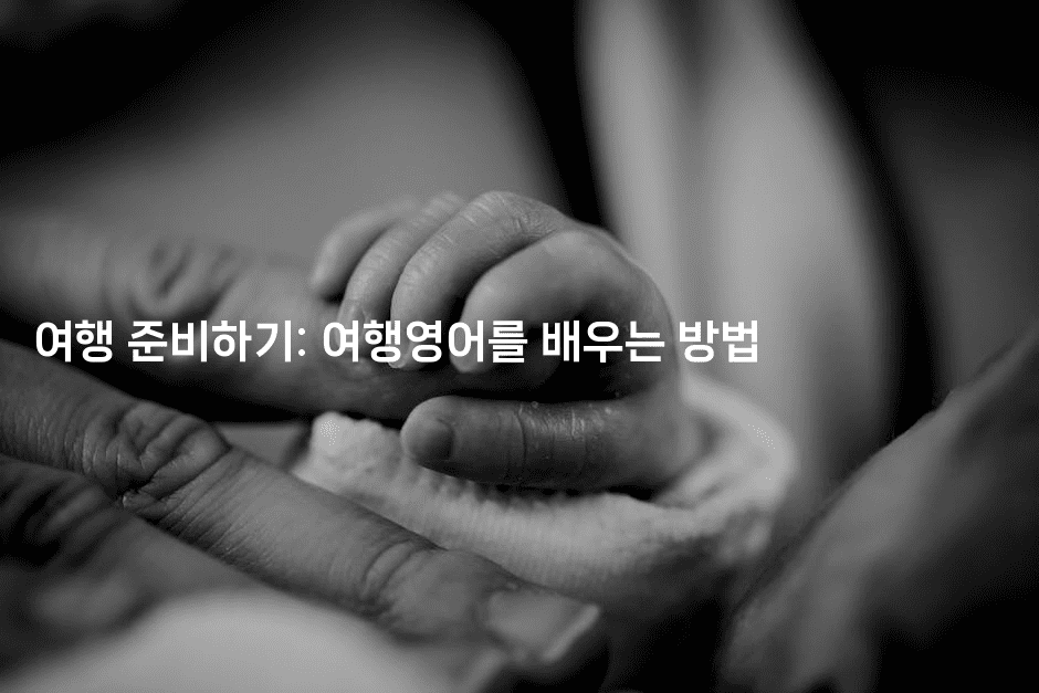 여행 준비하기: 여행영어를 배우는 방법