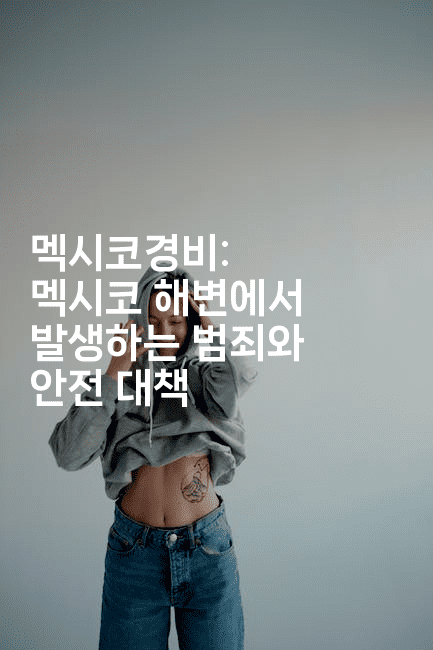 멕시코경비: 멕시코 해변에서 발생하는 범죄와 안전 대책